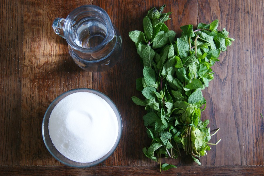recette sirop de menthe fraiche