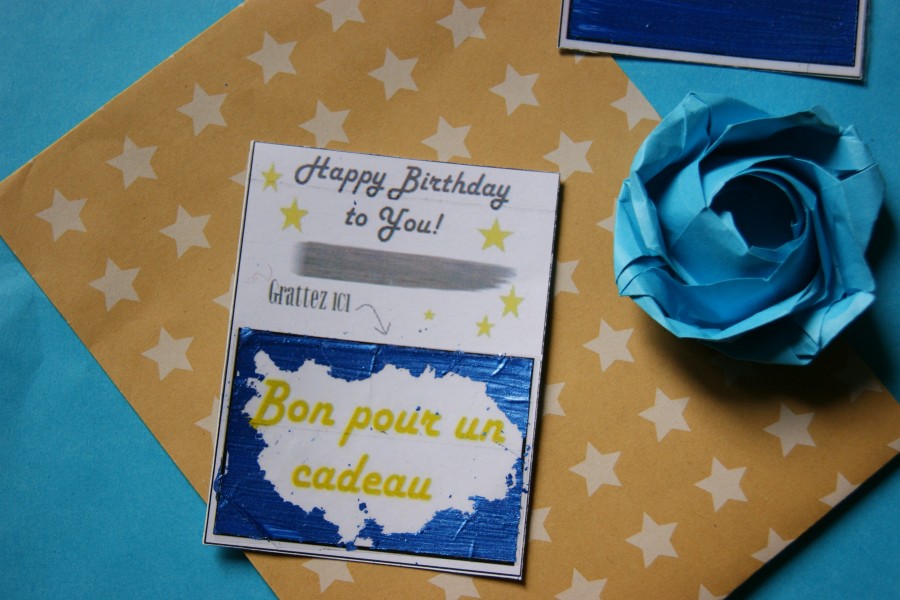 DIY CARTES A GRATTER