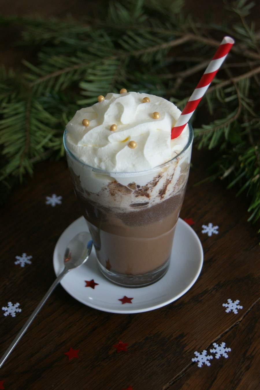 recette chocolat chaud et chantilly