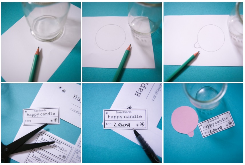 diy happy candle