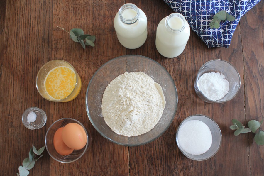 INGREDIENTS GAUFRES