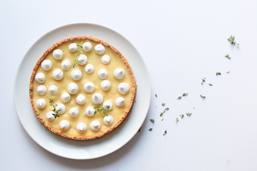 tarte citron yuzu verveine