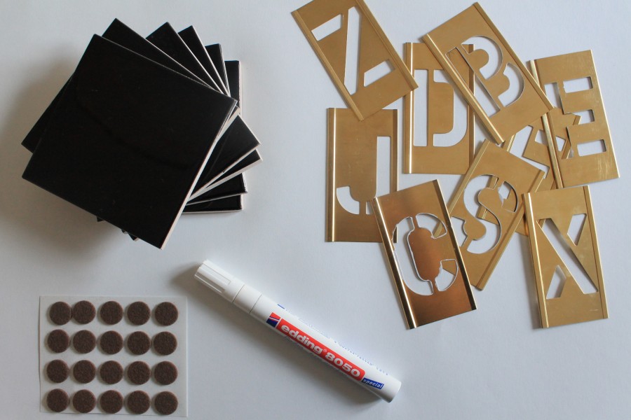 DIY DESSOUS DE VERRE