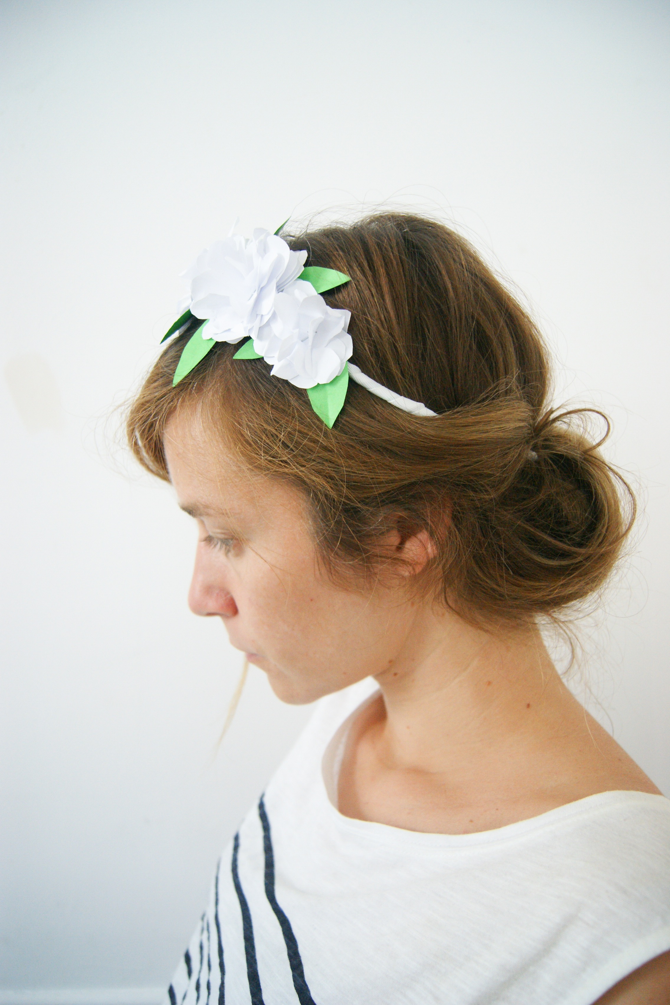 DIY COURONNE DE FLEURS EN PAPIER