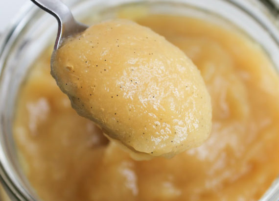 recette compote de pomme vanillée