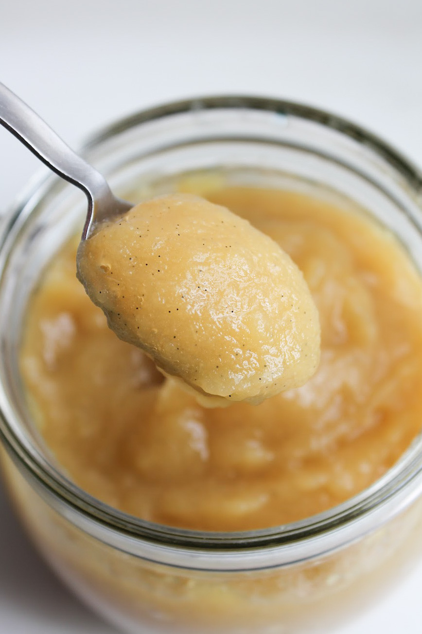 recette compote de pomme vanillée