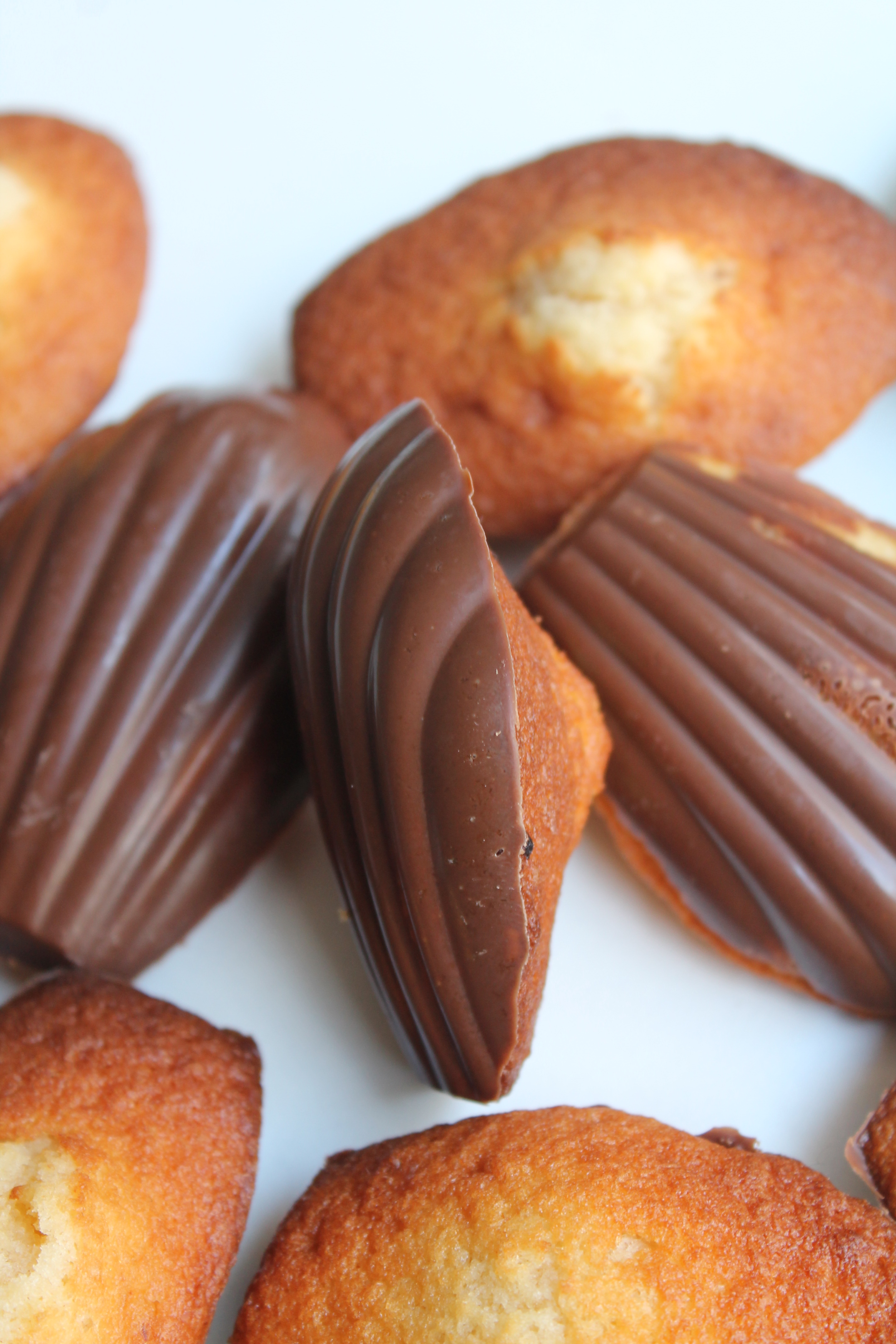 RECETTE FACILE MADELEINES COQUES CHOCOLAT